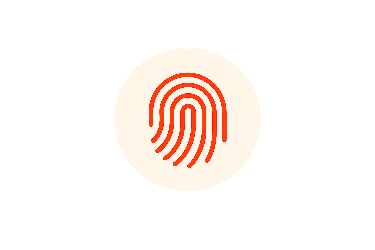 Icône votre singularité et votre empreinte digitale Icône votre singularité et votre empreinte digitale